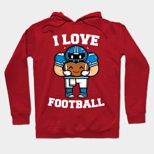 I Love Football Hoodie